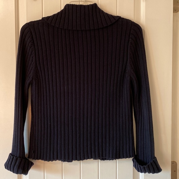 Nautica Ribbed Knit Sweater Cardigan - Picture 6 of 6